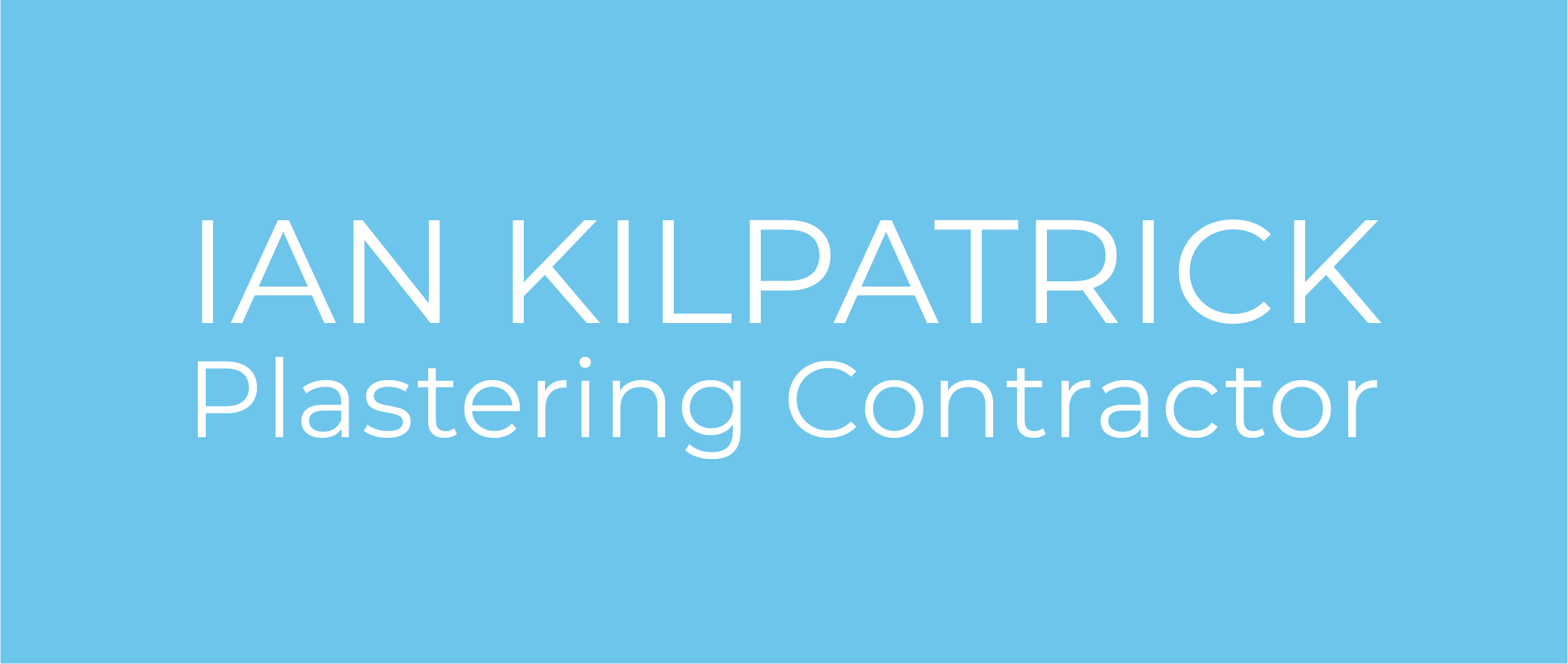 Ian Kilpatrick Plastering Contractor